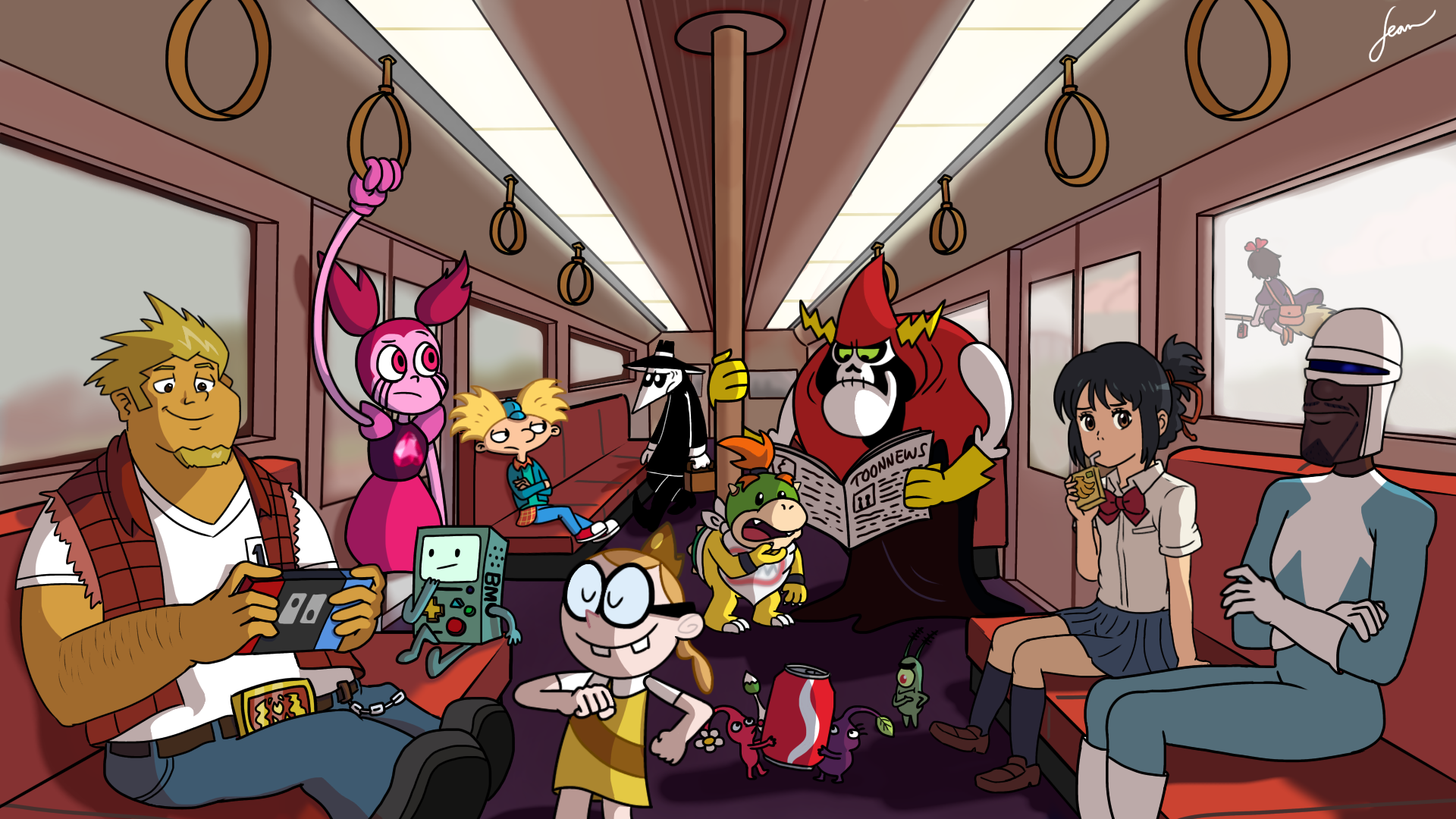 Evening Train Ride by Finnjr63 on DeviantArt