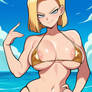 Android 18 bikini