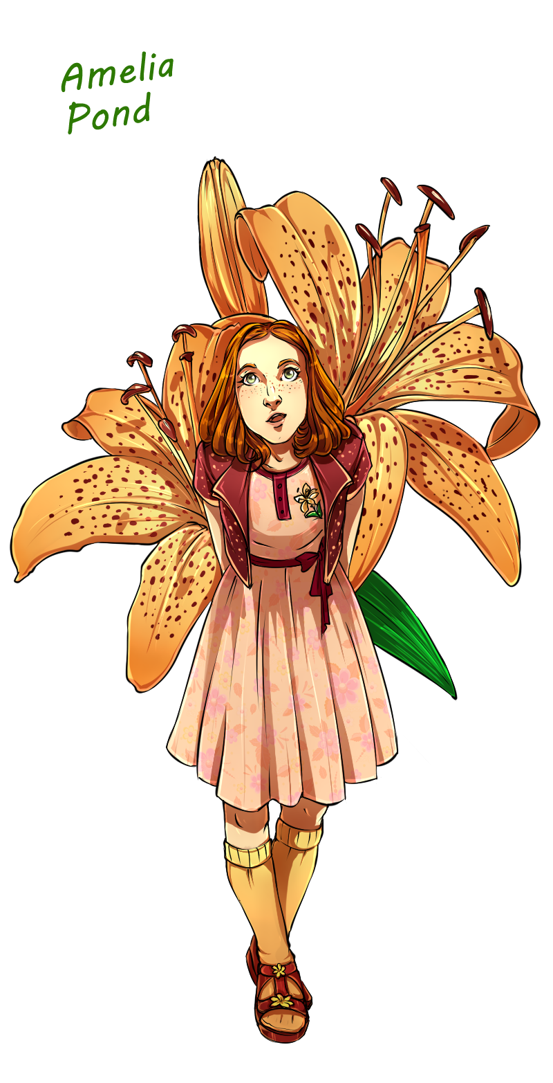 Dr Who Flowers - Little Amelia by Miss Alex Aphey