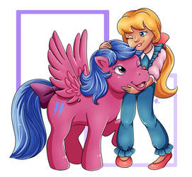 Megan and her Little Pony (My Little Timeline) by Yet-One-More-Idiot