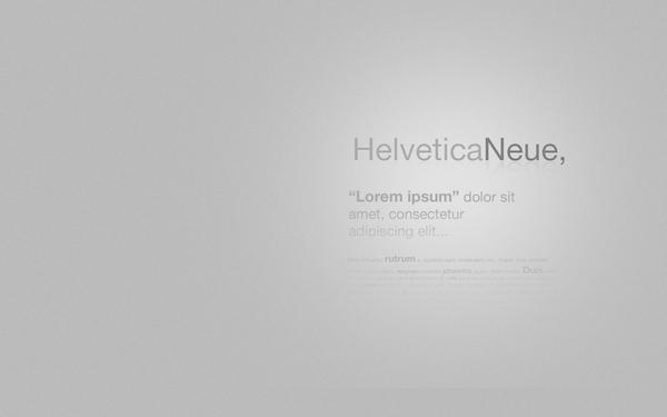 Helvetica Typography Wallpaper