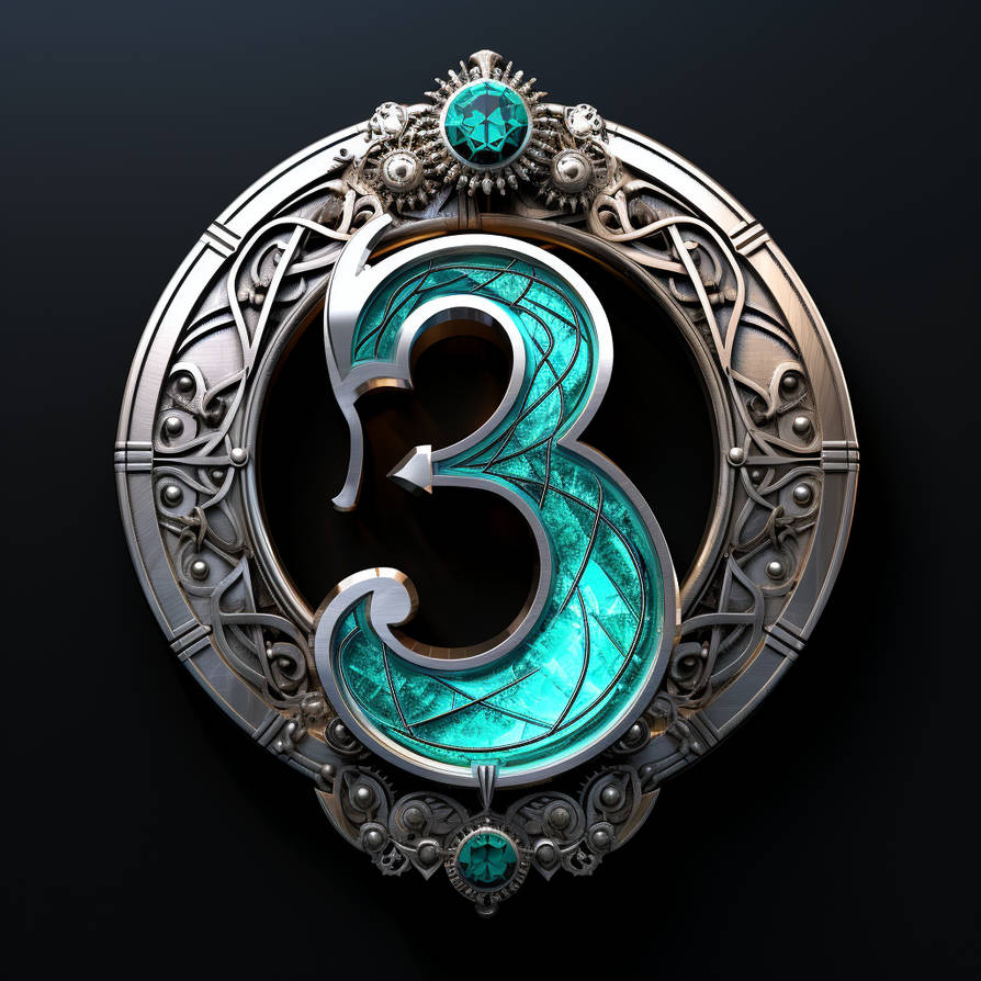 Designed numbers'3' by Tamako-Monomi on DeviantArt
