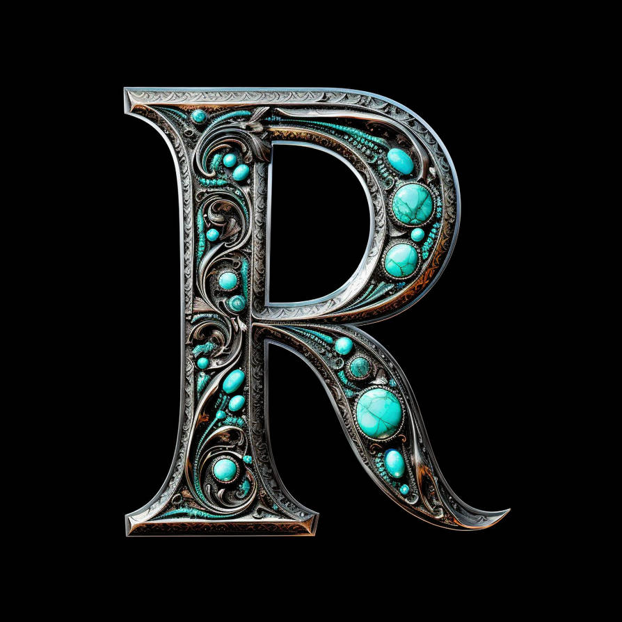 Designed alphabet'R' by Tamako-Monomi on DeviantArt