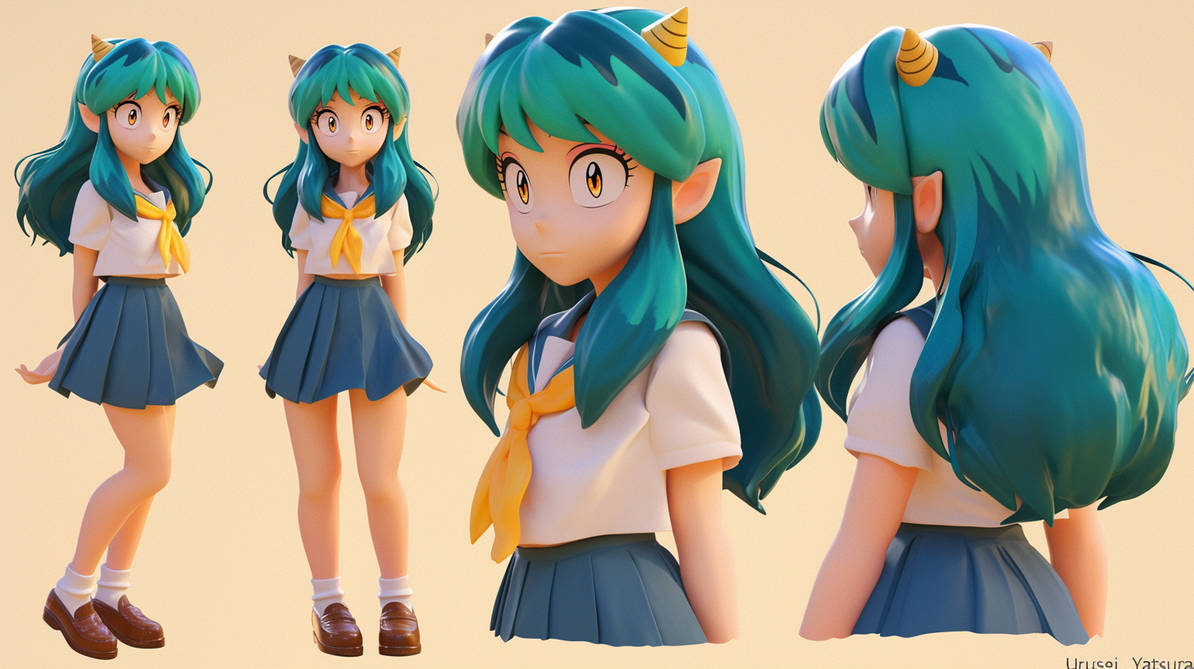Lum in a sailor uniform(01) by Tamako-Monomi on DeviantArt