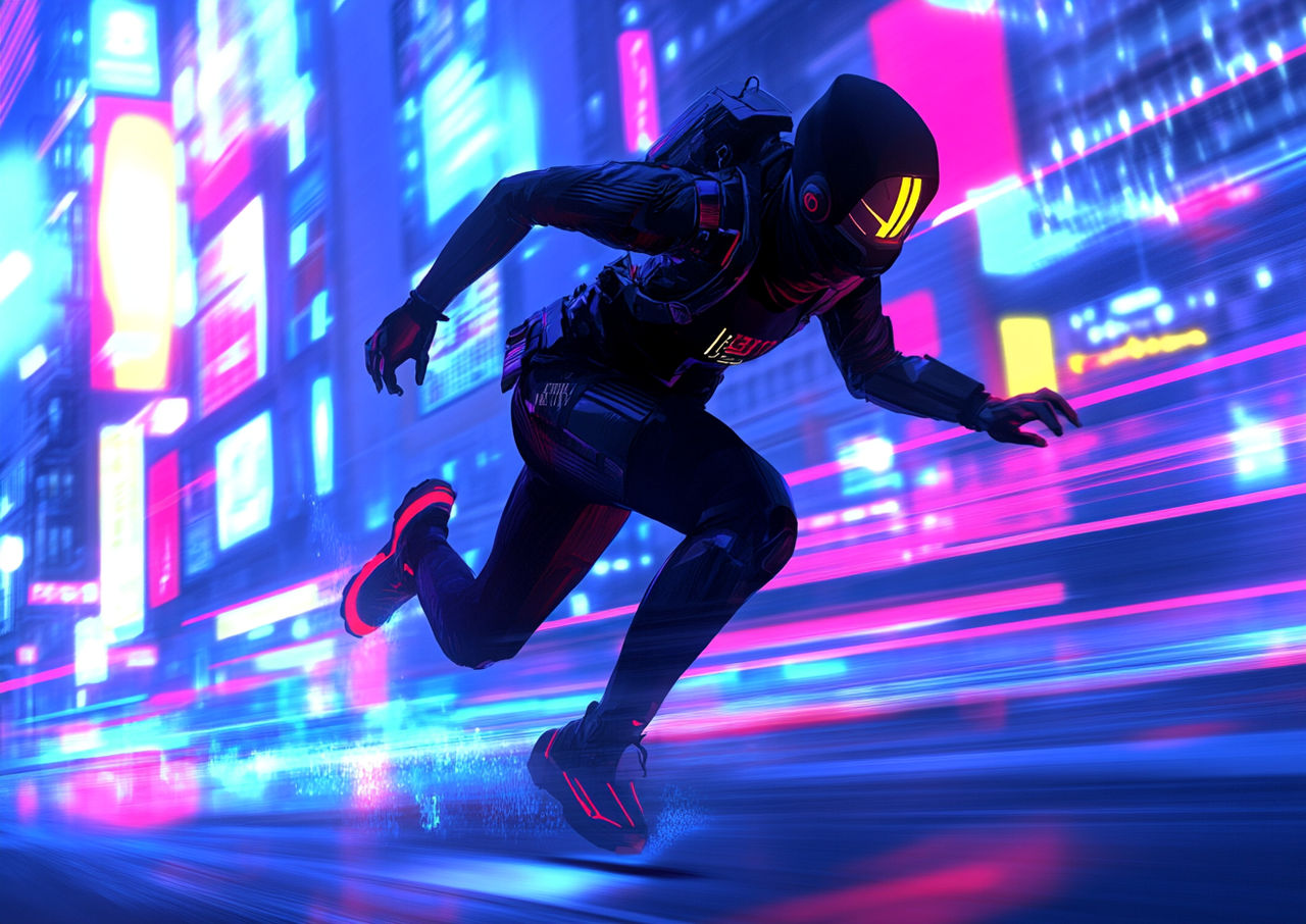 Running cyberpunk(08) by Tamako-Monomi on DeviantArt