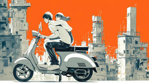 Together with the scooter(39)