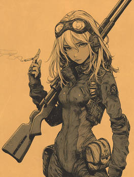 The Resting Woman Warrior(34)