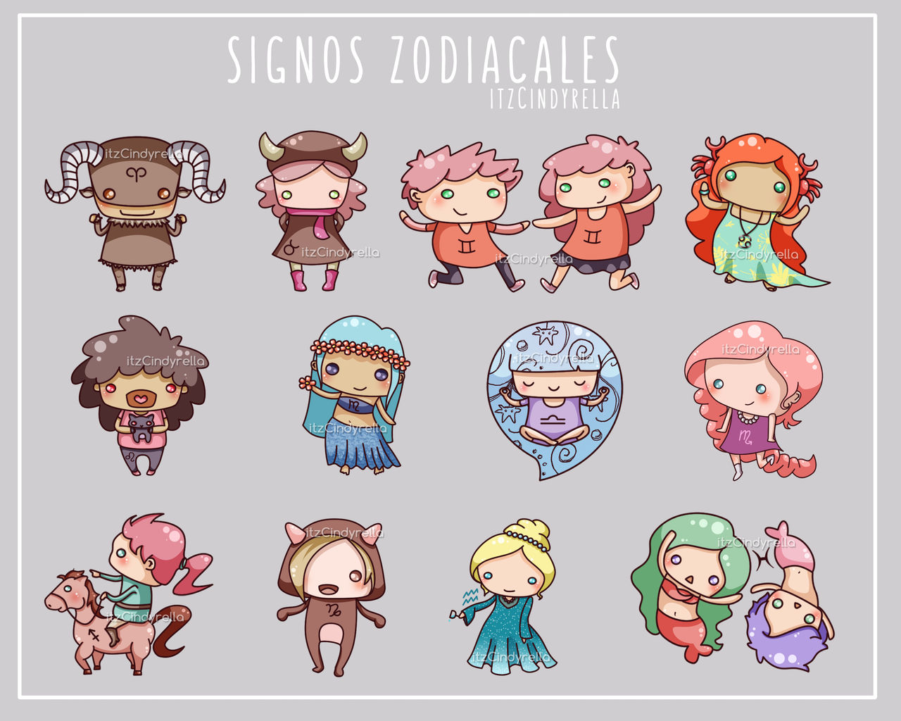 Signos Zodiacales by itz-Cindyrella on DeviantArt