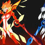 Senketsu Kisaragi and Junketsu Shinzui