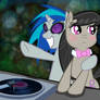 Vinyl Scratch and Octavia