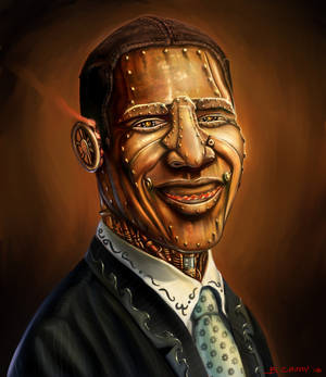 Steampunked Obama