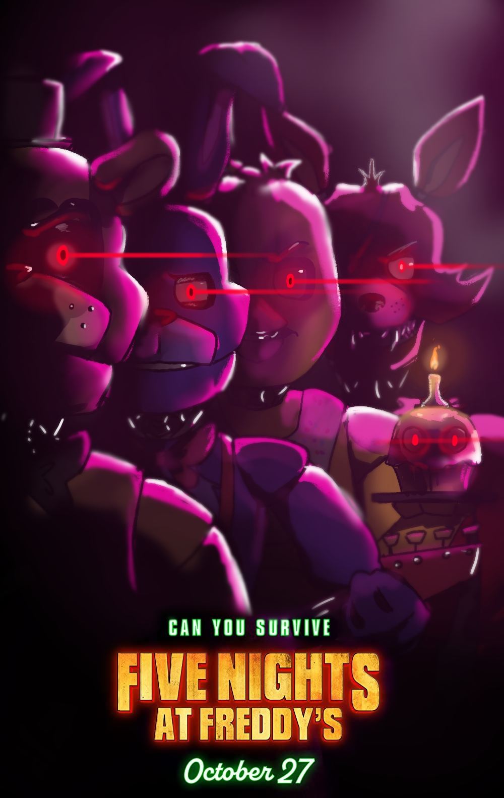 Fnaf Poster By AlikHafik On DeviantArt