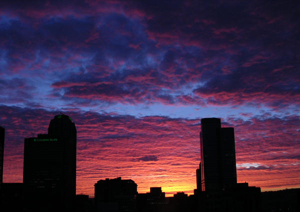 Sunrise over Pittsburgh - 1