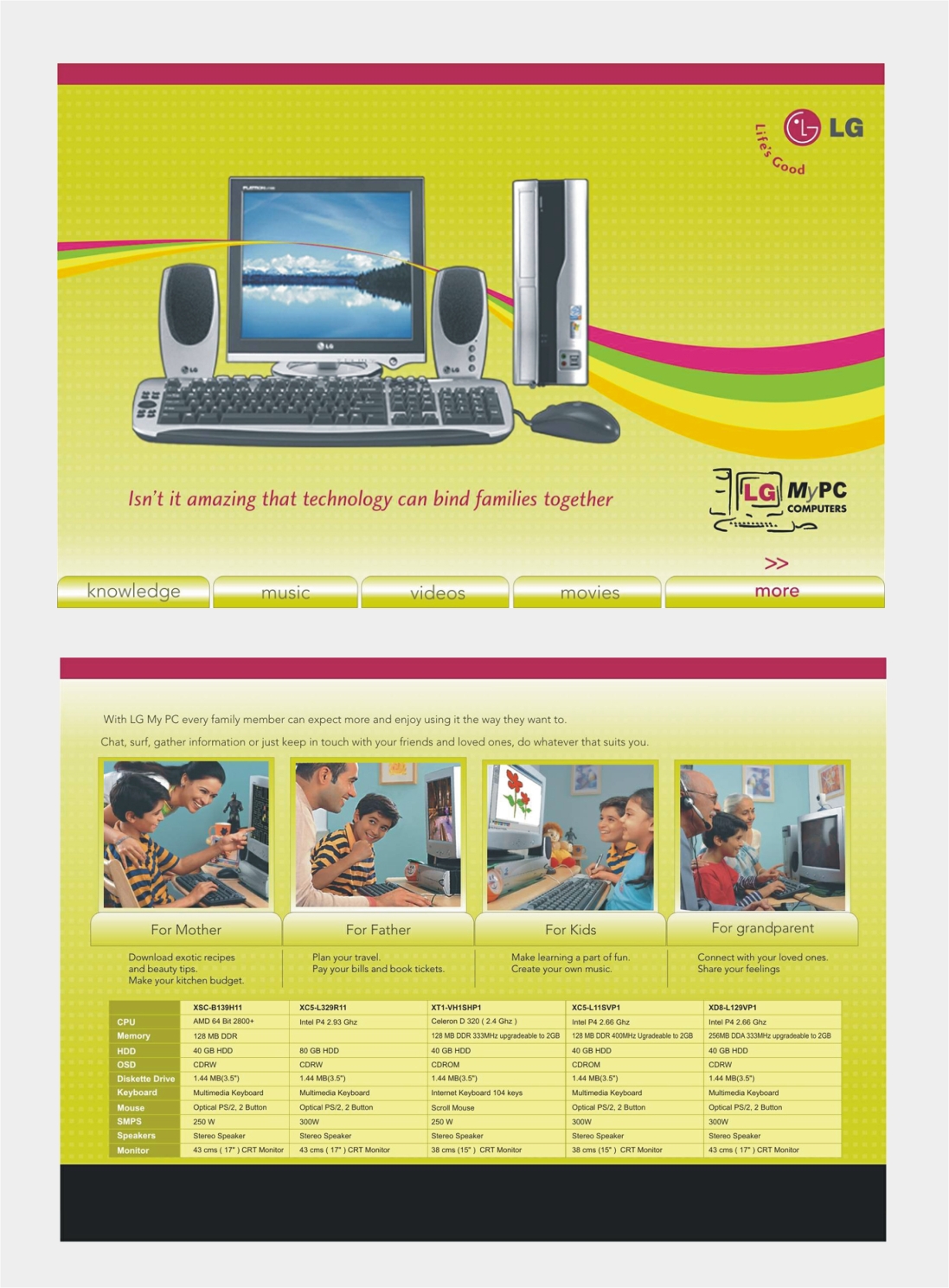 lg my pc brochure