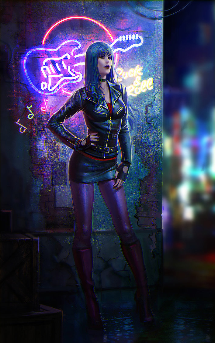 Dominique Rocker Chick by DominiqueMelted Dominique Rocker Chick by DominiqueMelted