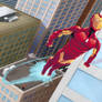 Ironman flying up