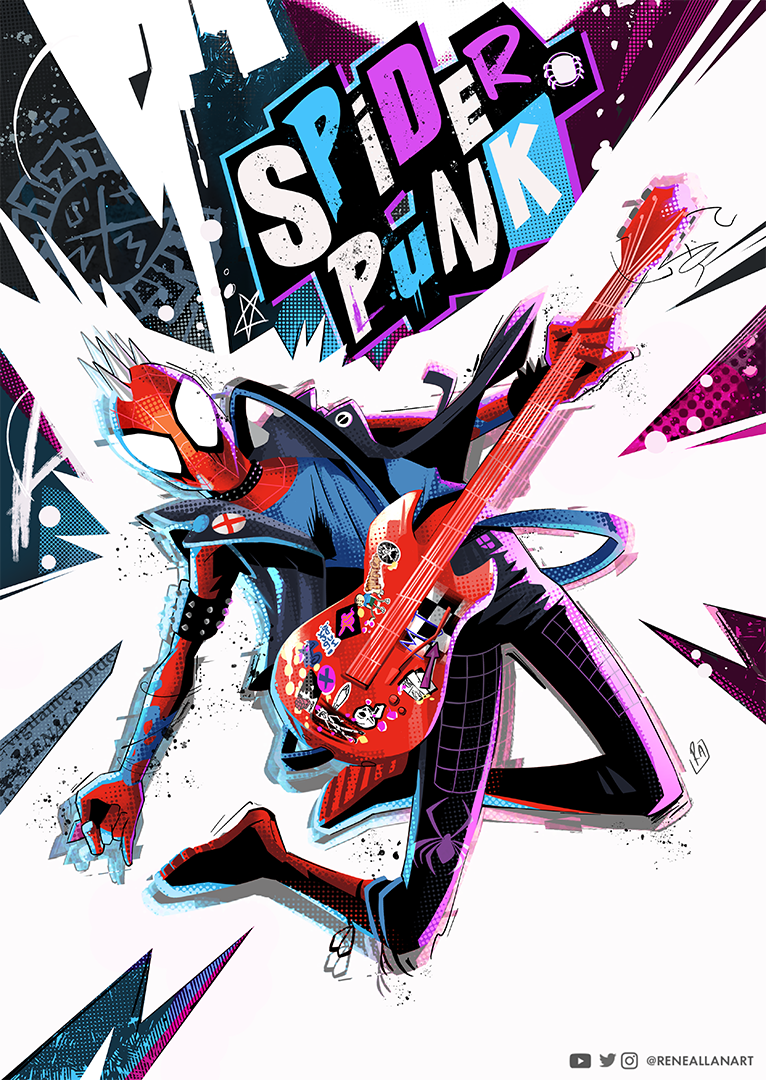 Spiderpunk - Across the Spiderverse by reneallan on DeviantArt