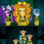 The Dazzlings meet the Daltons