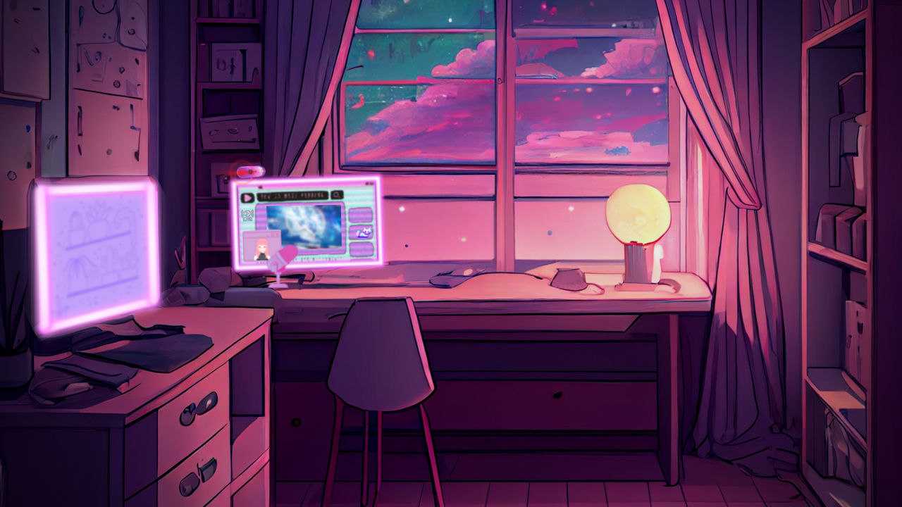Anime Room PC, Aesthetic Anime Room, HD wallpaper