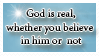 God is real by JonoLucerne