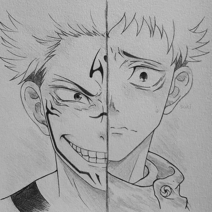 Daniel on X: a drawing/fanart of the character sukuna from the Jujutsu  Kaisen anime #drawing #anime #JujutsuKaisen #manga #fanart #sukuna  #kimetsunoyaiba #art  / X