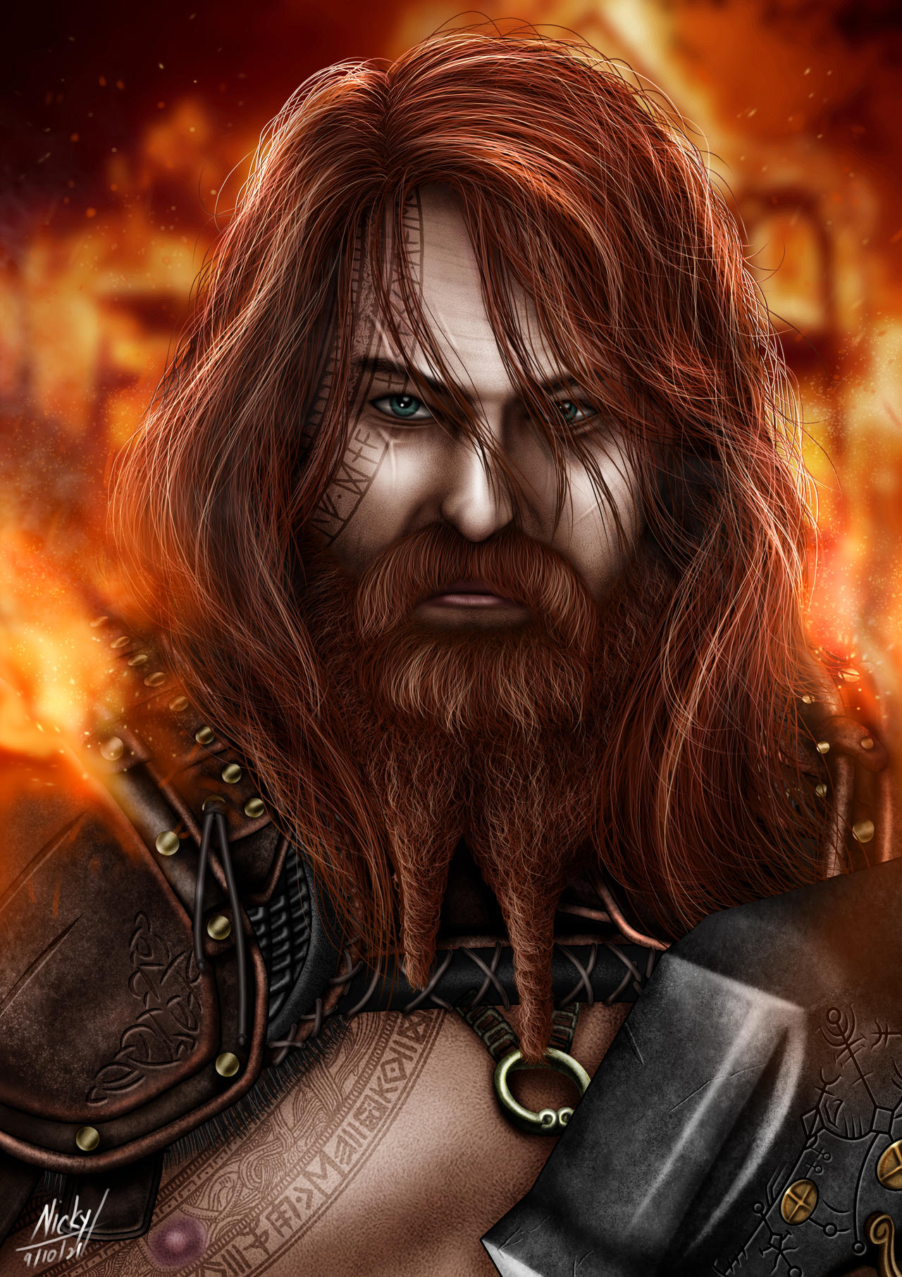 god of war thor by redman4356 on DeviantArt