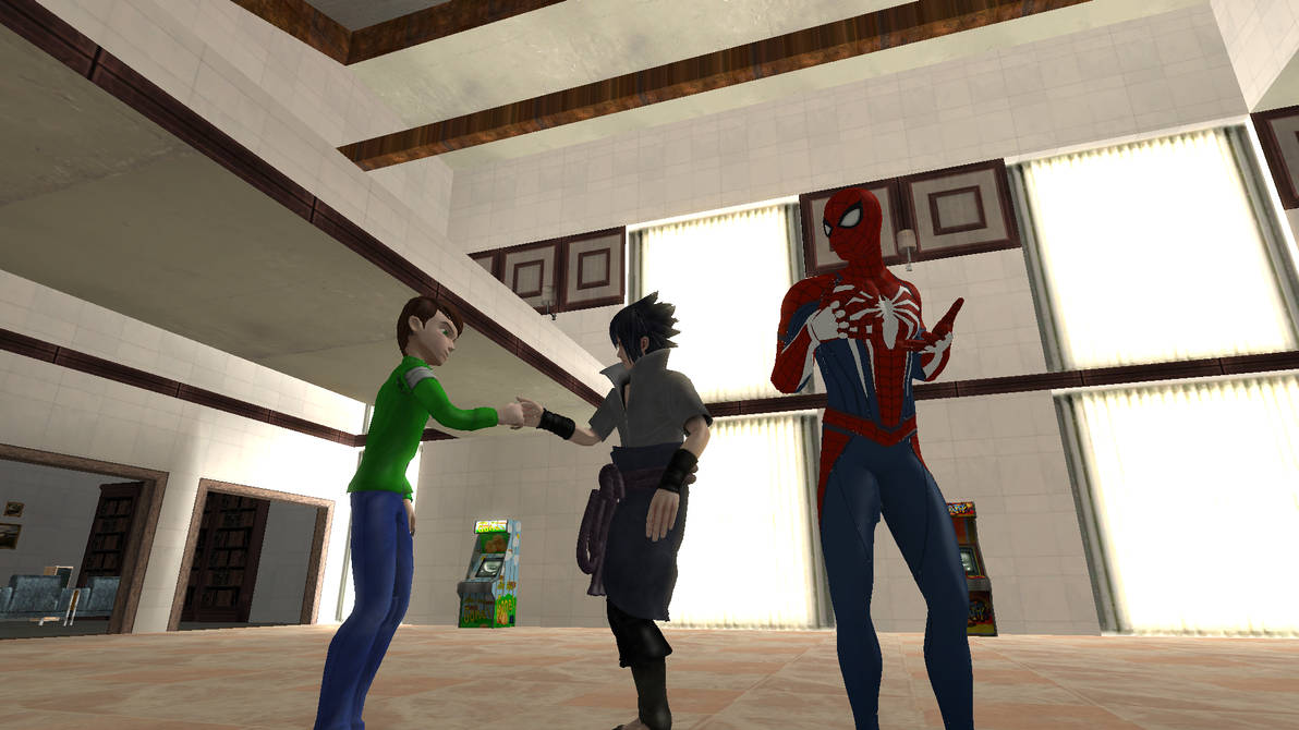 Sasuke and Ben handshake test by Supraeagle28 on DeviantArt