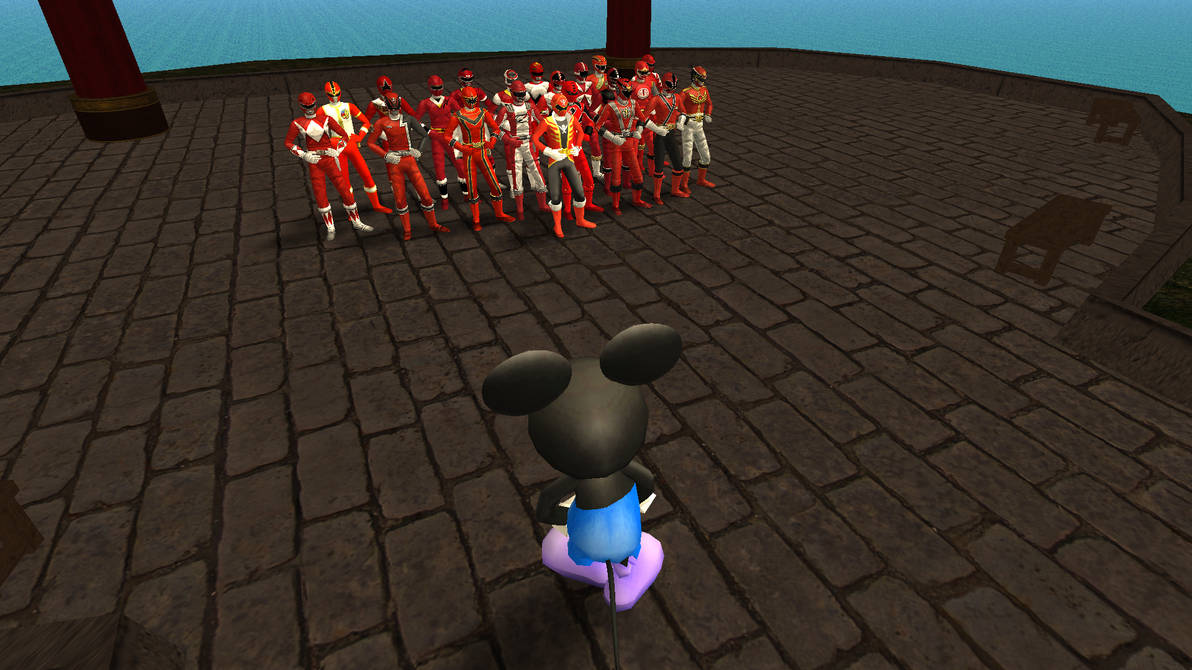 Goth Mickey meets the Red Rangers Review 3d#2 by Supraeagle28 on DeviantArt