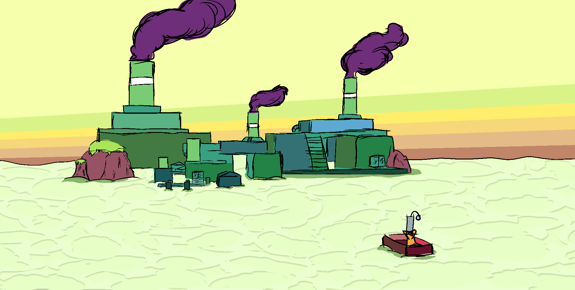 Factory Island by TophatGeo on DeviantArt