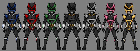 Psycho Rangers by XVerseComics on DeviantArt