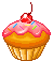cherr cupcake