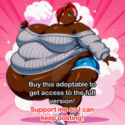 OPEN ANIMATED - Fat Anime Girl Adoptable #285
