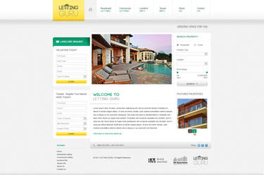 Letting Guru Real Estate Web Design