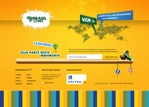 BrasilNaNet Coming Soon Page