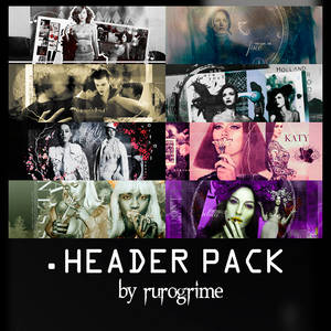 Header Pack by rurogrime