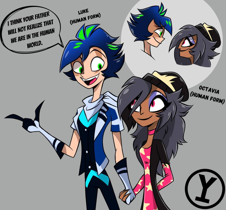 Luke and Octavia (HUMAN FORM) by ninjashin11 on DeviantArt