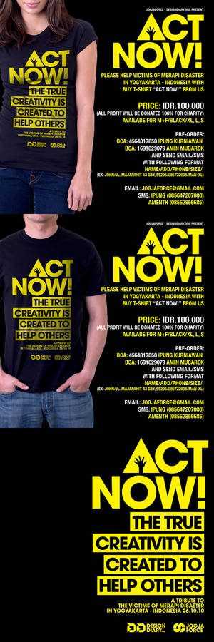 ACT NOW Charity T-Shirt