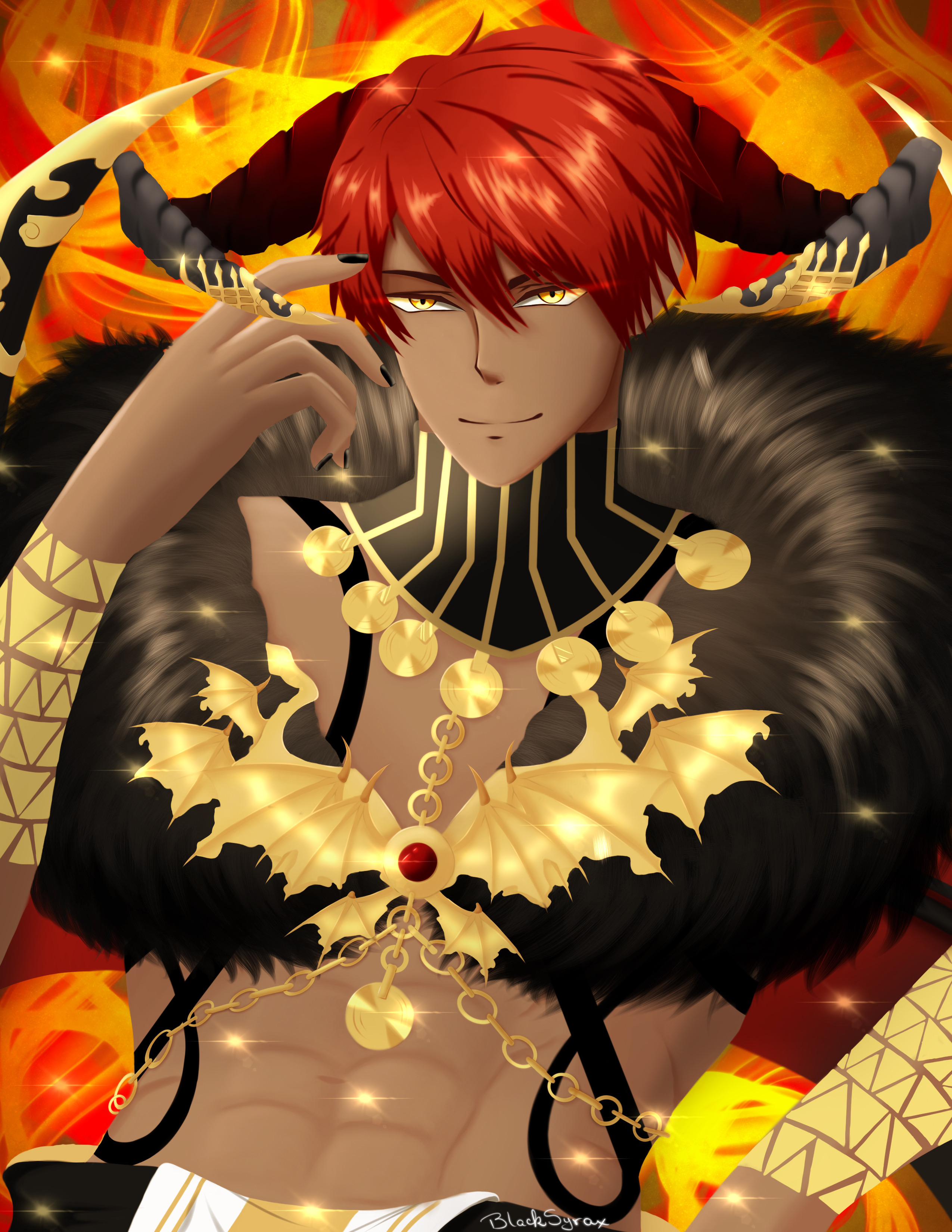 Lord Diavolo from obey me by nightdragones on DeviantArt