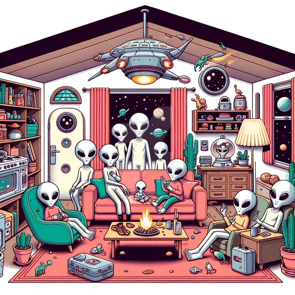 Alien Family by late3loomers on DeviantArt