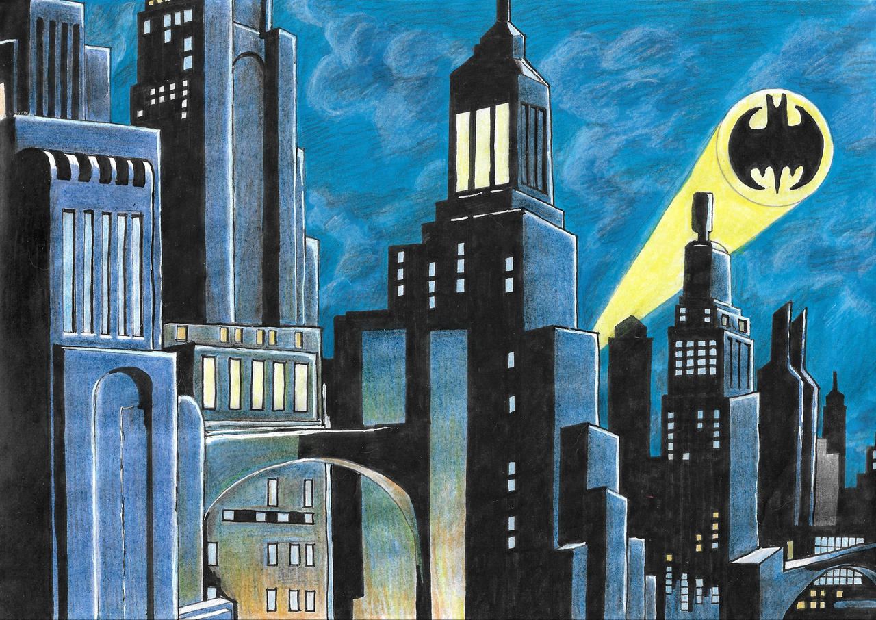 Batman Animated Series Gotham by ChrisMilesC on DeviantArt