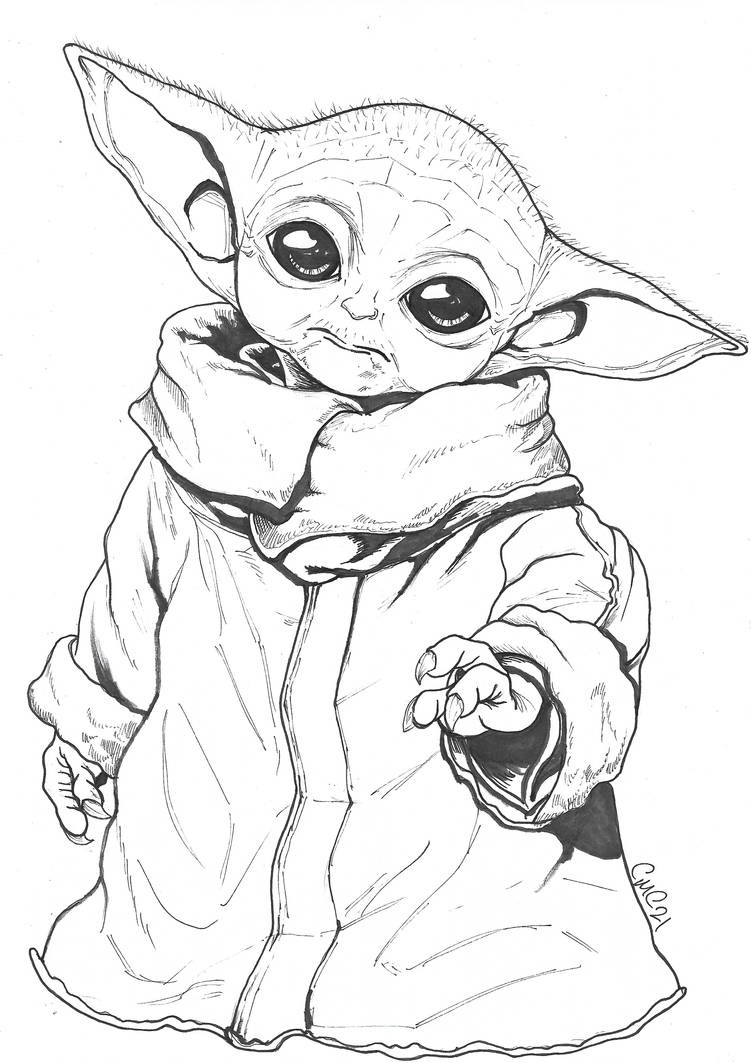 Baby Yoda AKA Grogu (For Mothers day) by ChrisMilesC on DeviantArt