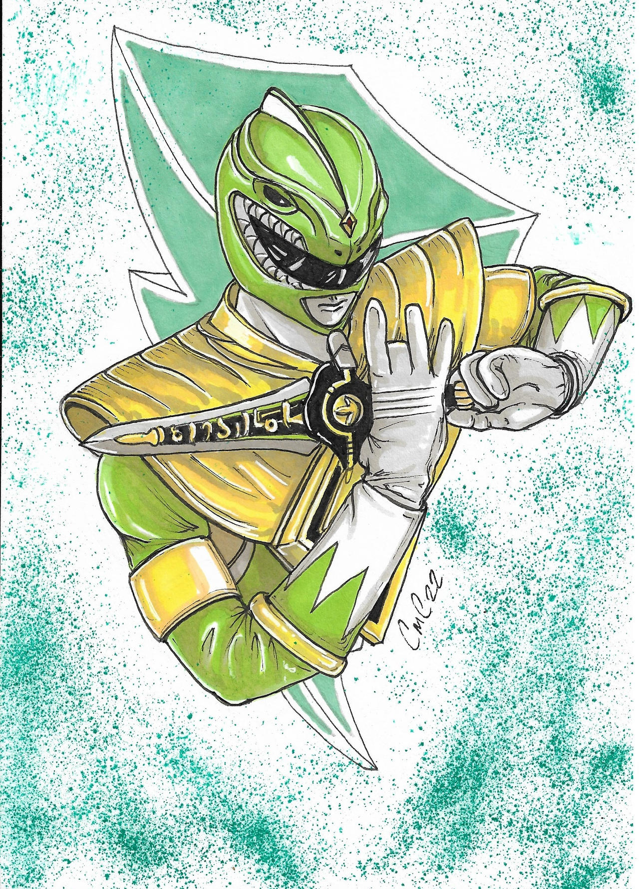 Green Power Ranger by ChrisMilesC on DeviantArt