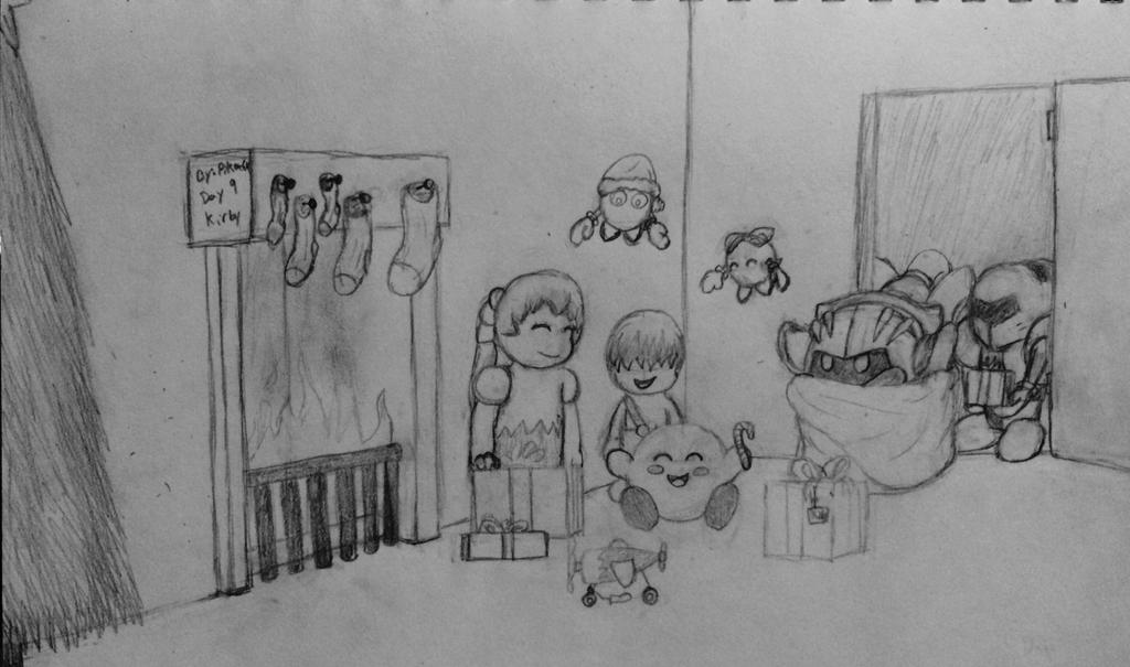 Advent Calendar Day 9 Kirby's Christmas by Pika64 on DeviantArt