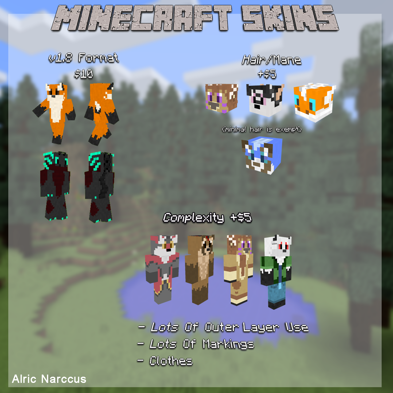 Minecraft Skins by DragonFeenix on DeviantArt