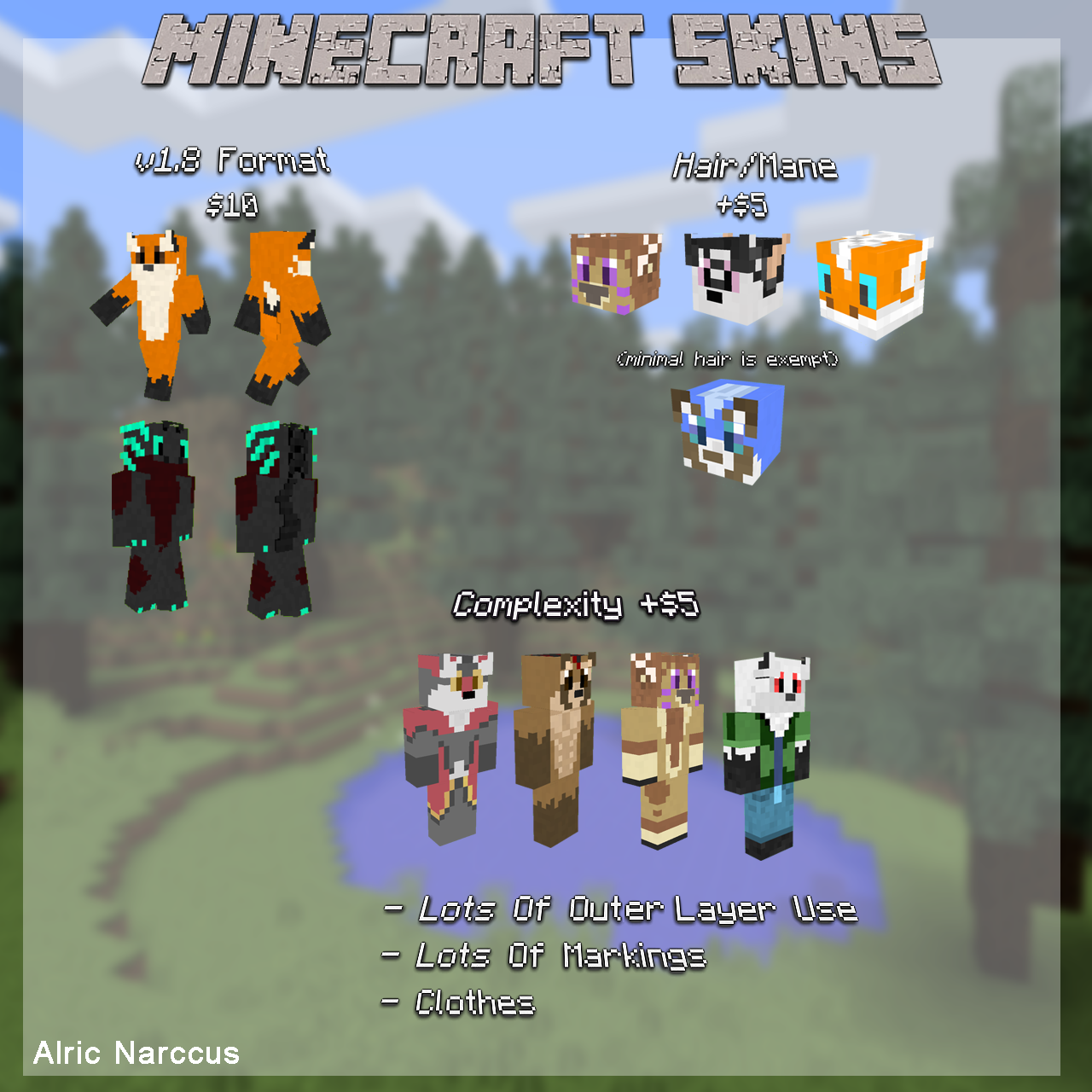 My minecraft skin papercraft by LucienCreates on DeviantArt