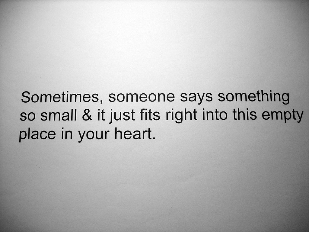 sometimes...