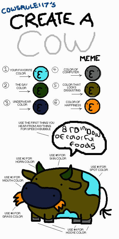 Cow Meme Developer CREATE-A-COW by gleefanart on DeviantArt