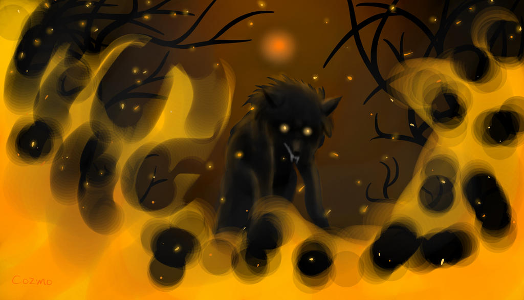 Werewolf Flames by Cozmicpandawolf on DeviantArt