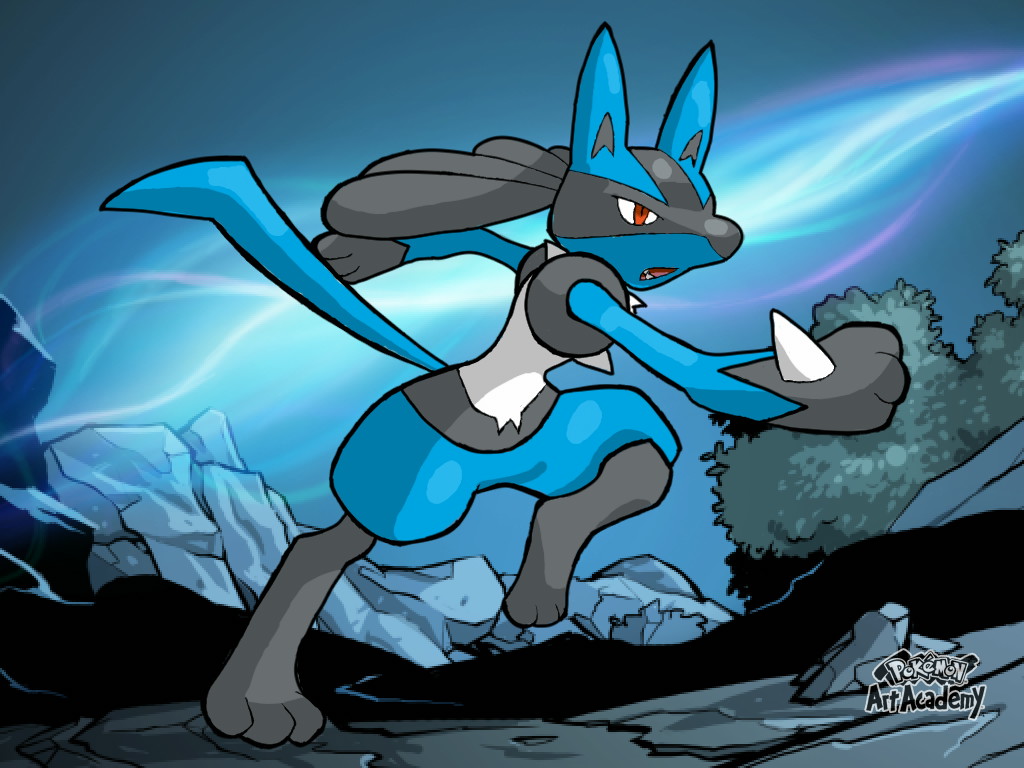 Shiny Lucario Pixel Art by Chibi-Pika on DeviantArt