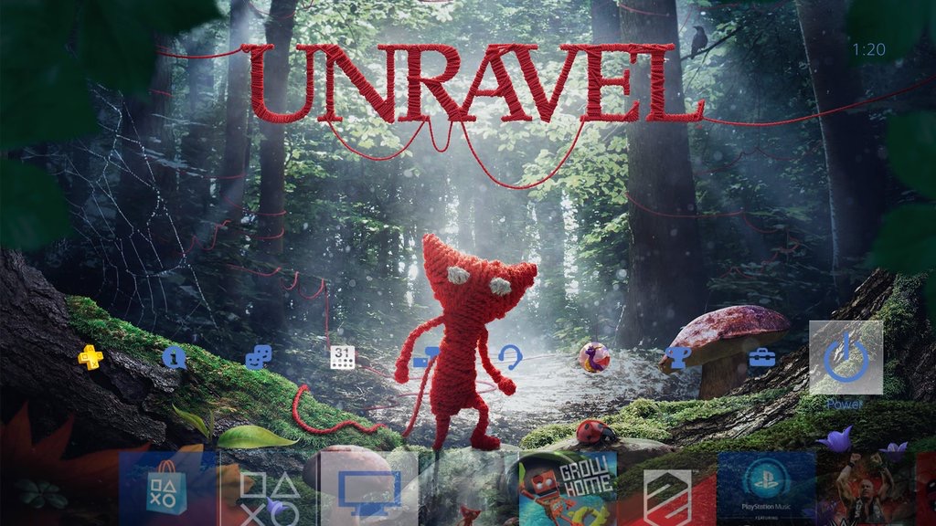 Unravel PS4 Theme